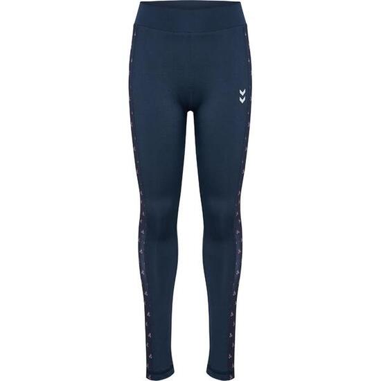 Dziewczęce legginsy z wysokim stanem Hummel MIX