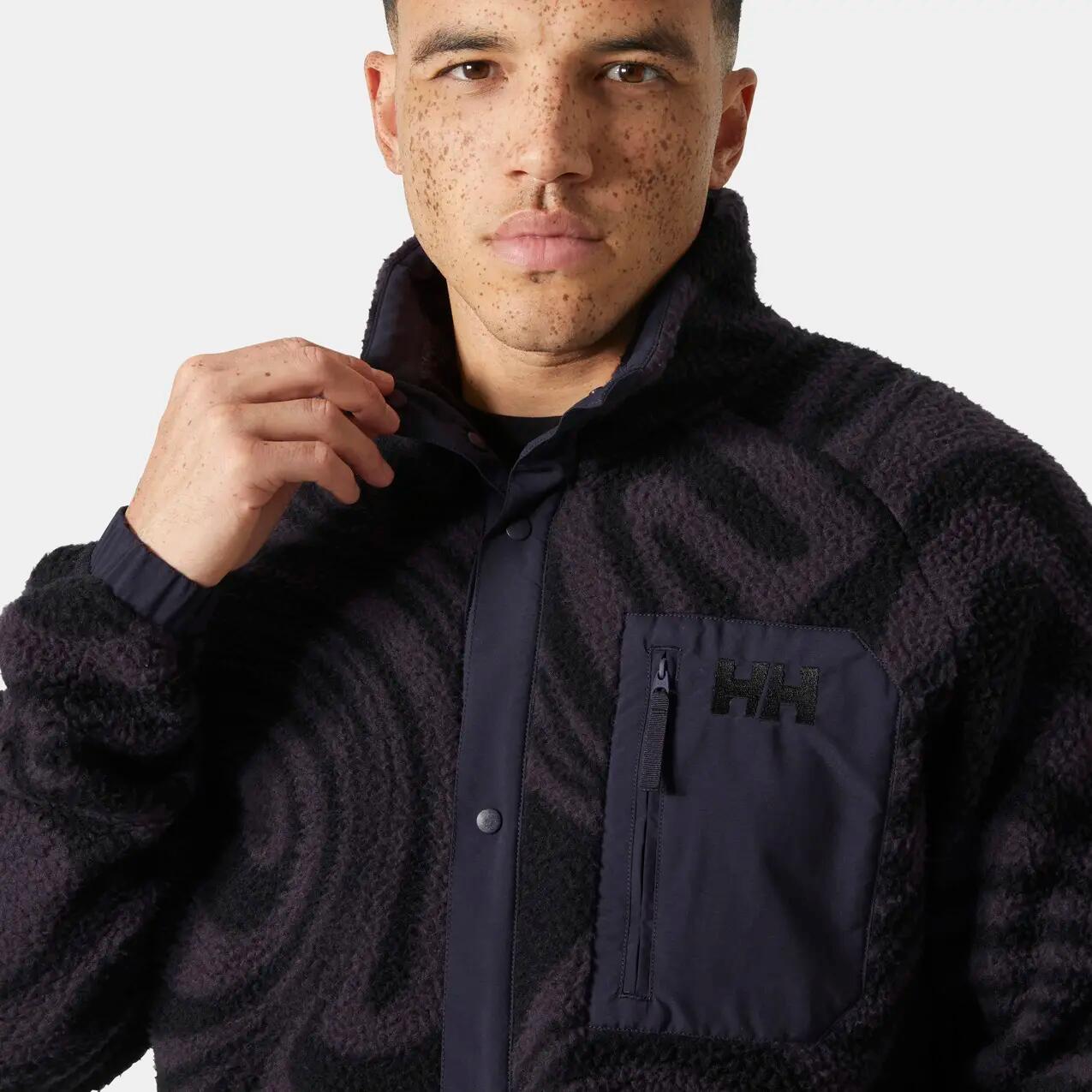Chaqueta de chándal estampada Helly Hansen Panorama Pile Snap 3/6