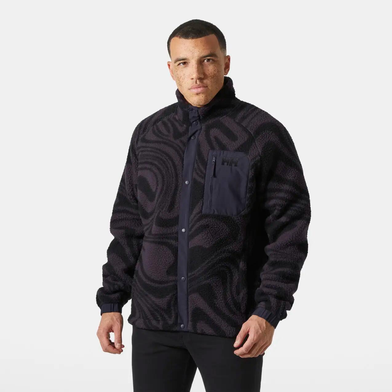 Chaqueta de chándal estampada Helly Hansen Panorama Pile Snap 2/6