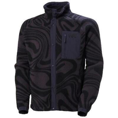 Geprinte trainingsjack helly hansen panorama pile snap