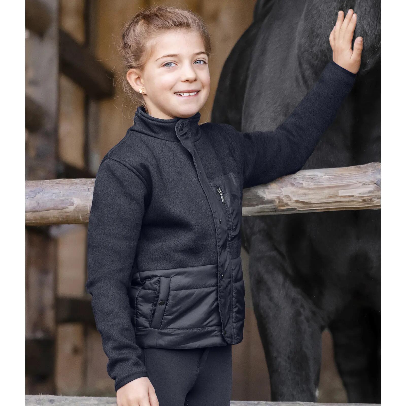 Giacca da equitazione impermeabile da bambina ELT Lucky Malou 3/3