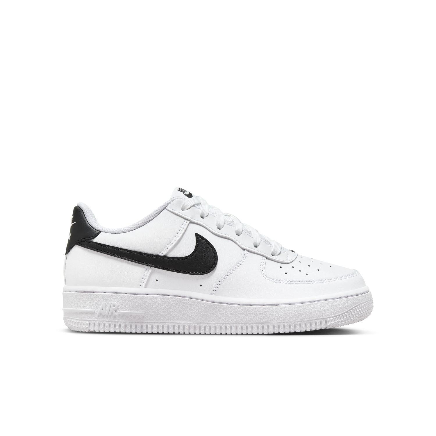 Nike Air Force 1 Low - White Black (GS) 7/7
