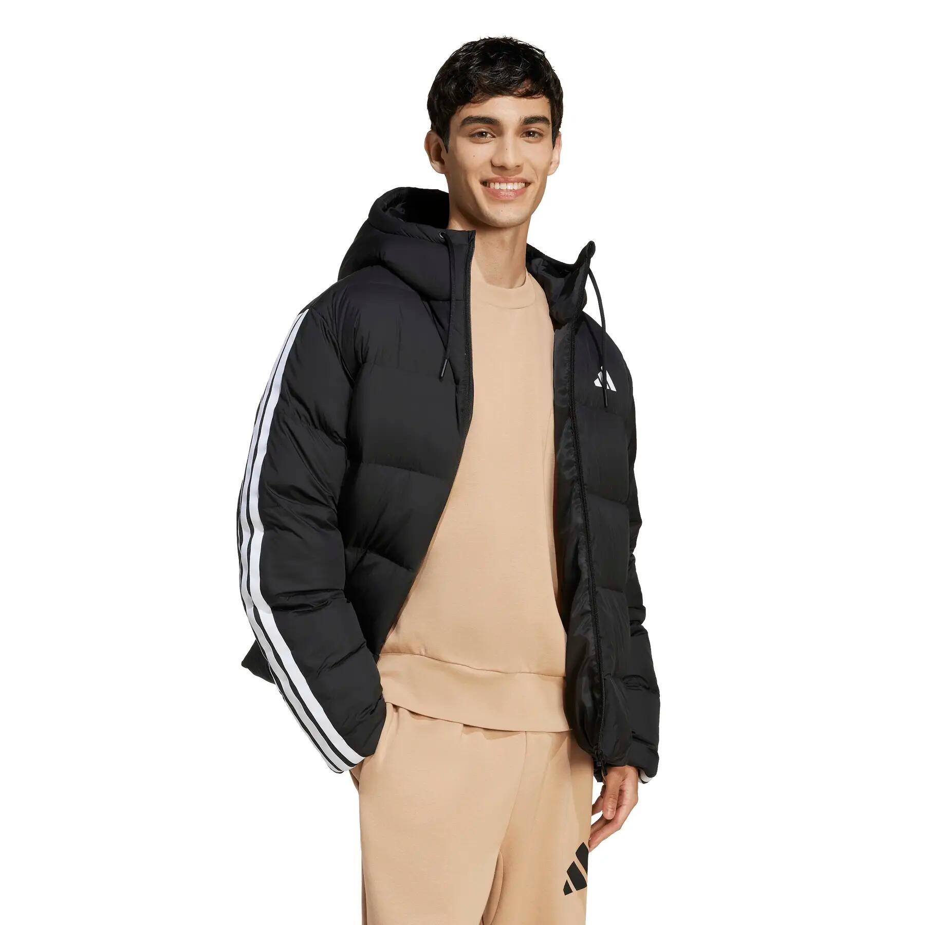 Doudoune à capuche adidas Essentials 3-Stripes 4/6
