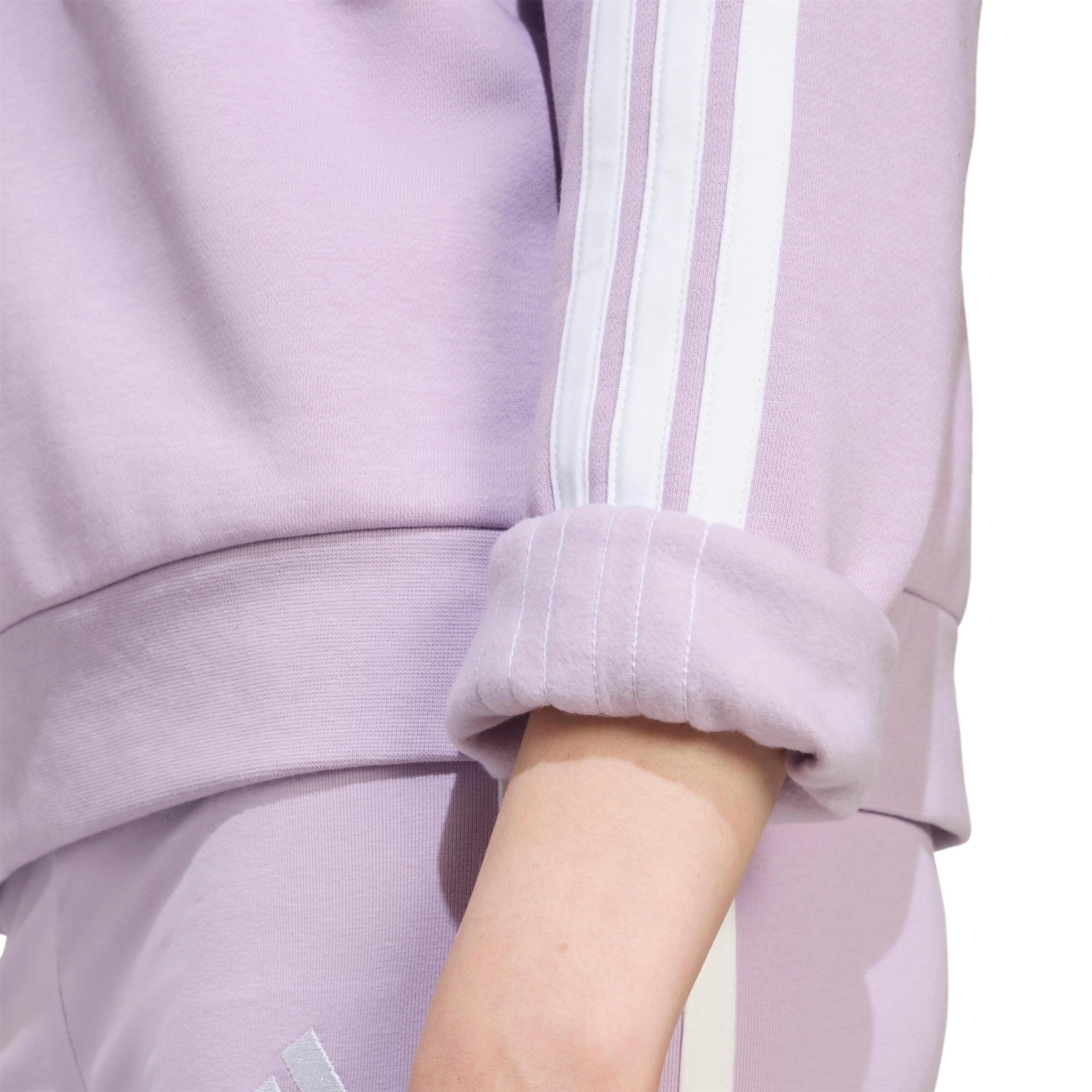 Essentials 3-Stripes Fleece Sweatshirt 6/6