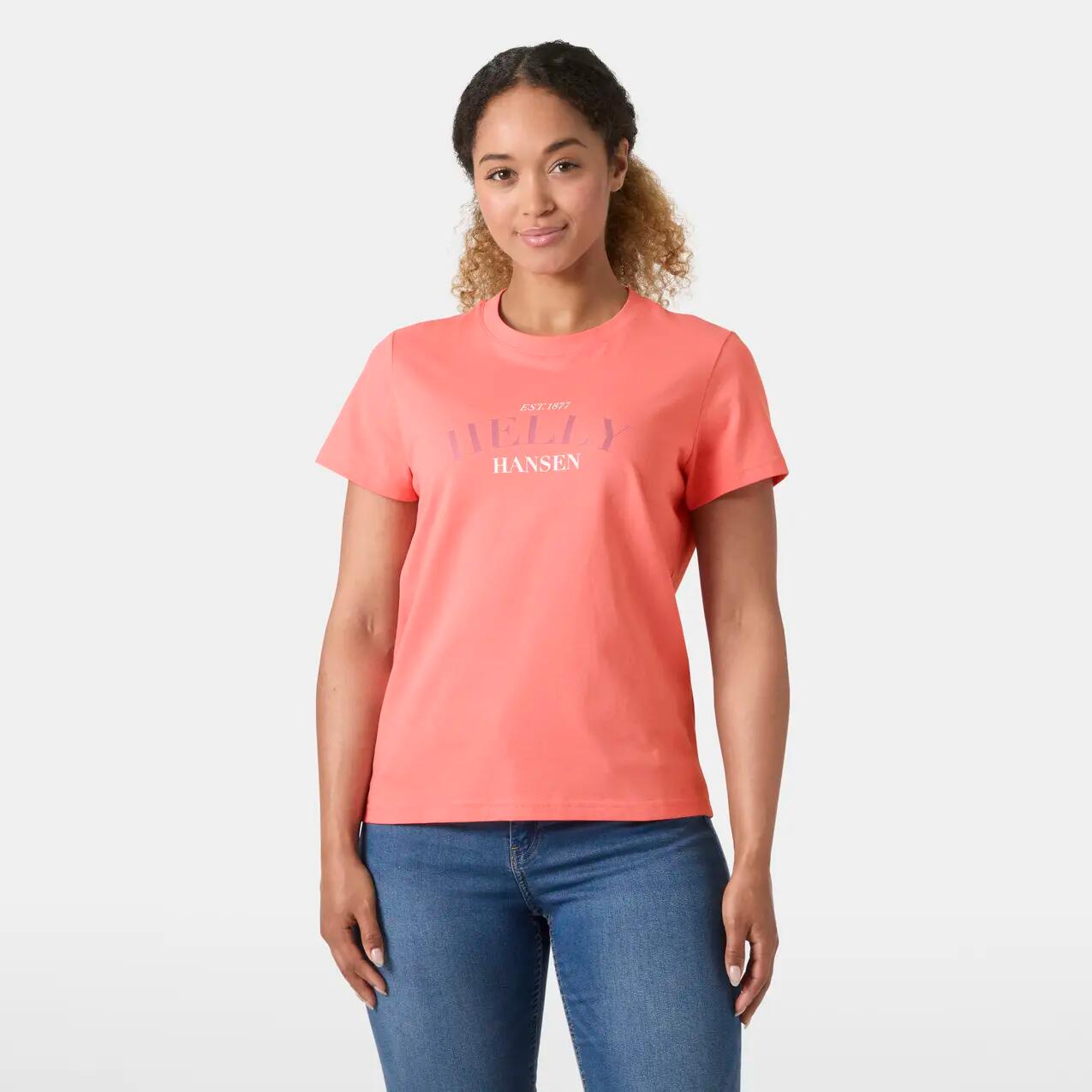 Camiseta de mujer Helly Hansen Cora Graphic 2.0 2/5