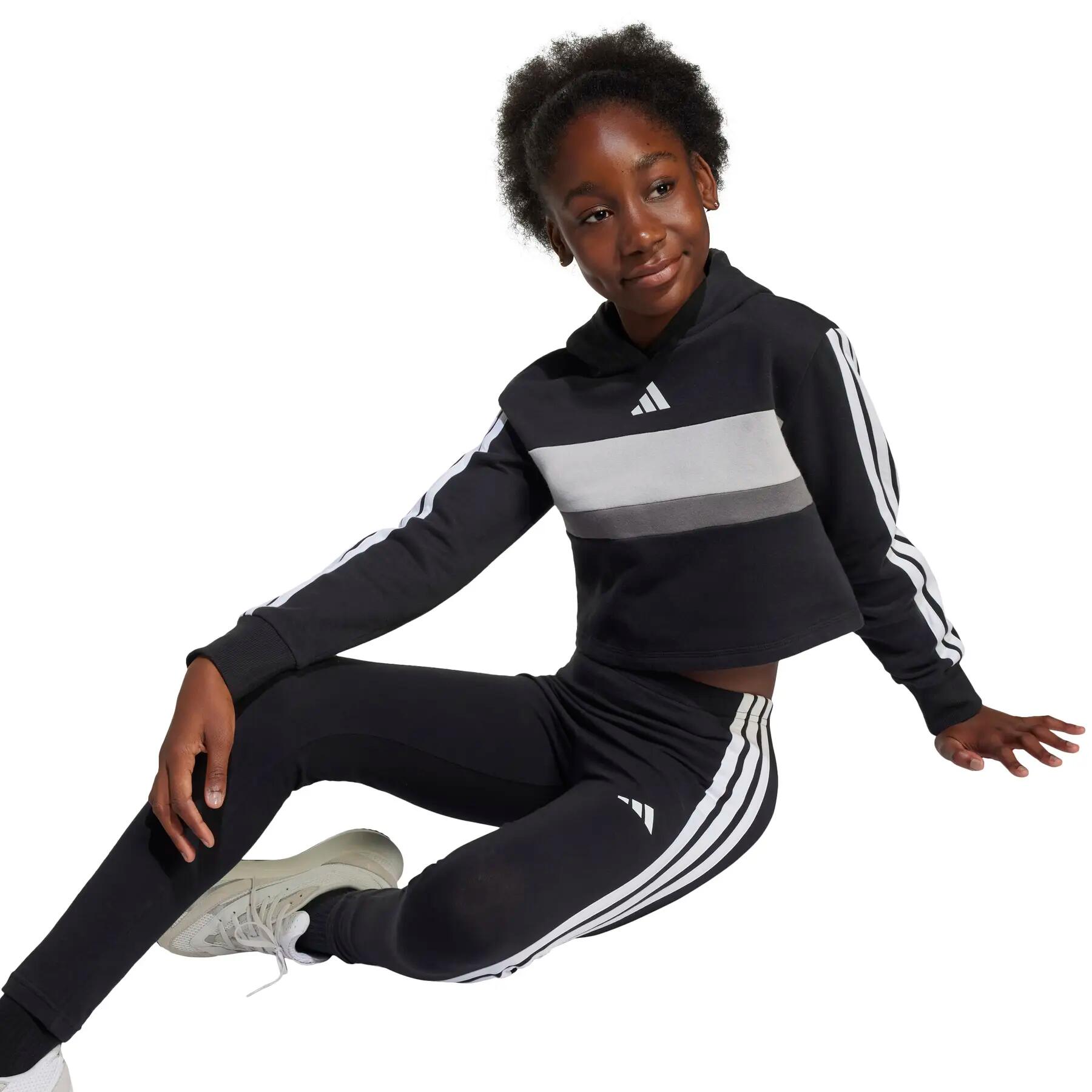 Tuta per bambina adidas Seasonal Essentials Tiberio 3 stripes 6/7