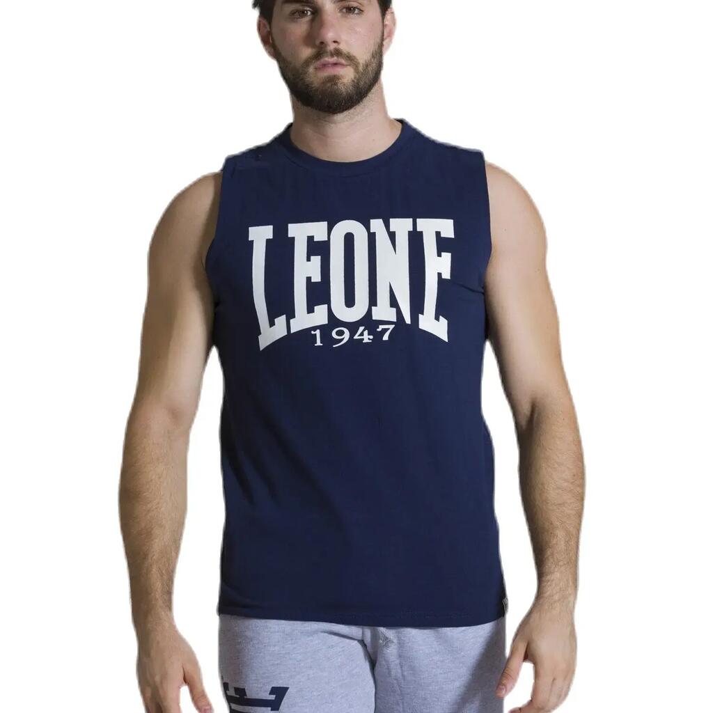 Men's sleeveless T-shirt with large logo