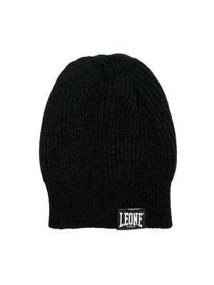 Tricot muts met klein "basic" logo