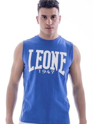 T-shirt sans manches homme en coton Leone Basic