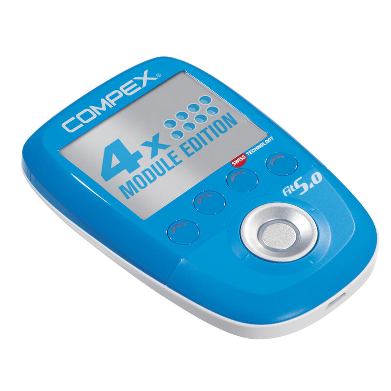 COMPEX® Fit 5.0 Electroestimulador - versión 4 módulos