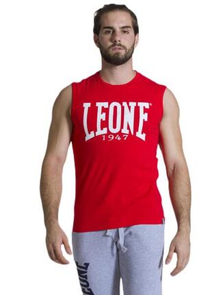 T-shirt sans manches homme en coton Leone Basic