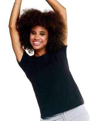 Basic leone dames t-shirt met korte mouwen