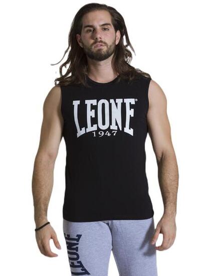 T-shirt sans manches homme en coton Leone Basic