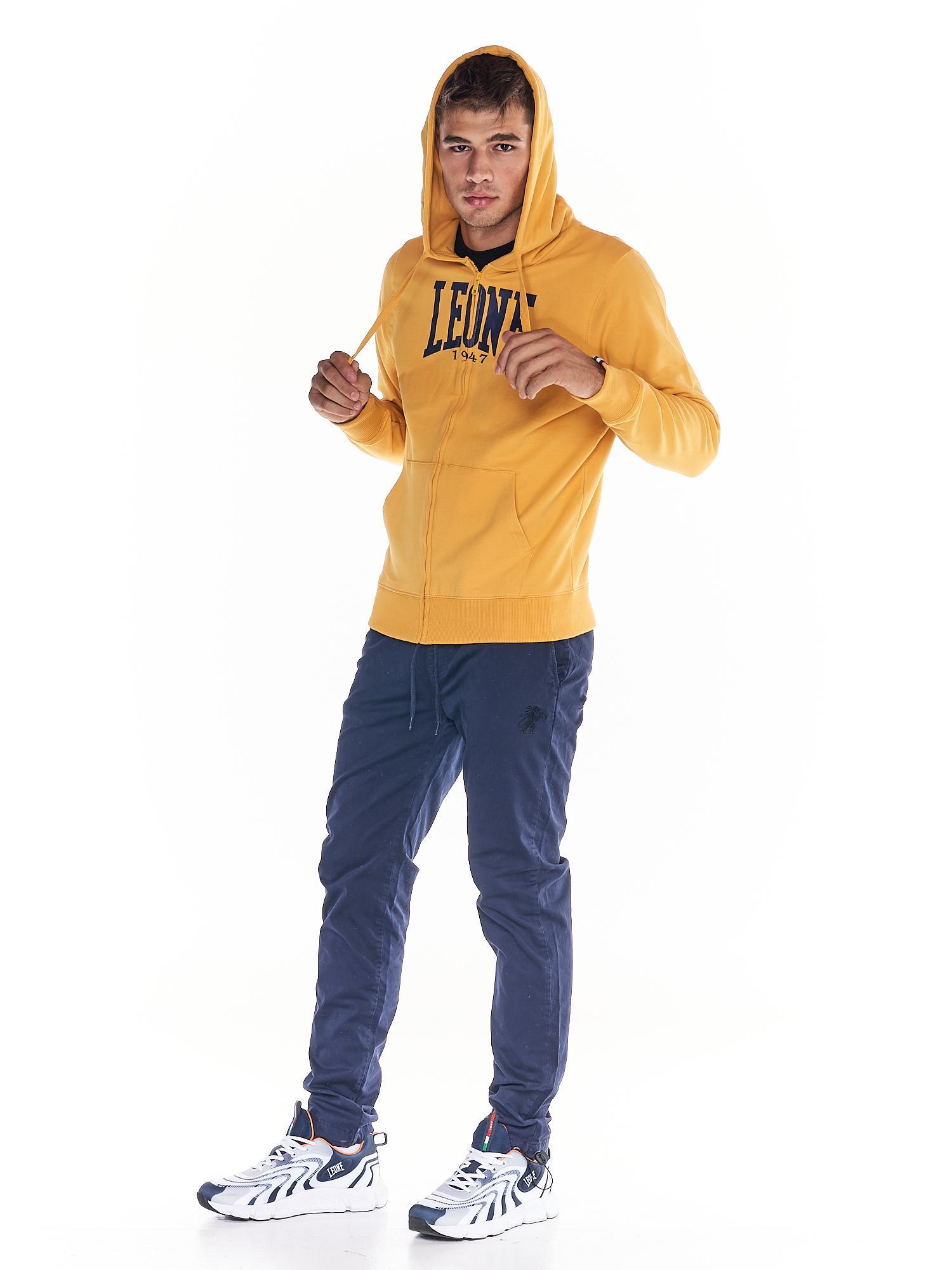 Sweat à capuche zippé hiver homme Leone Basic 3/8