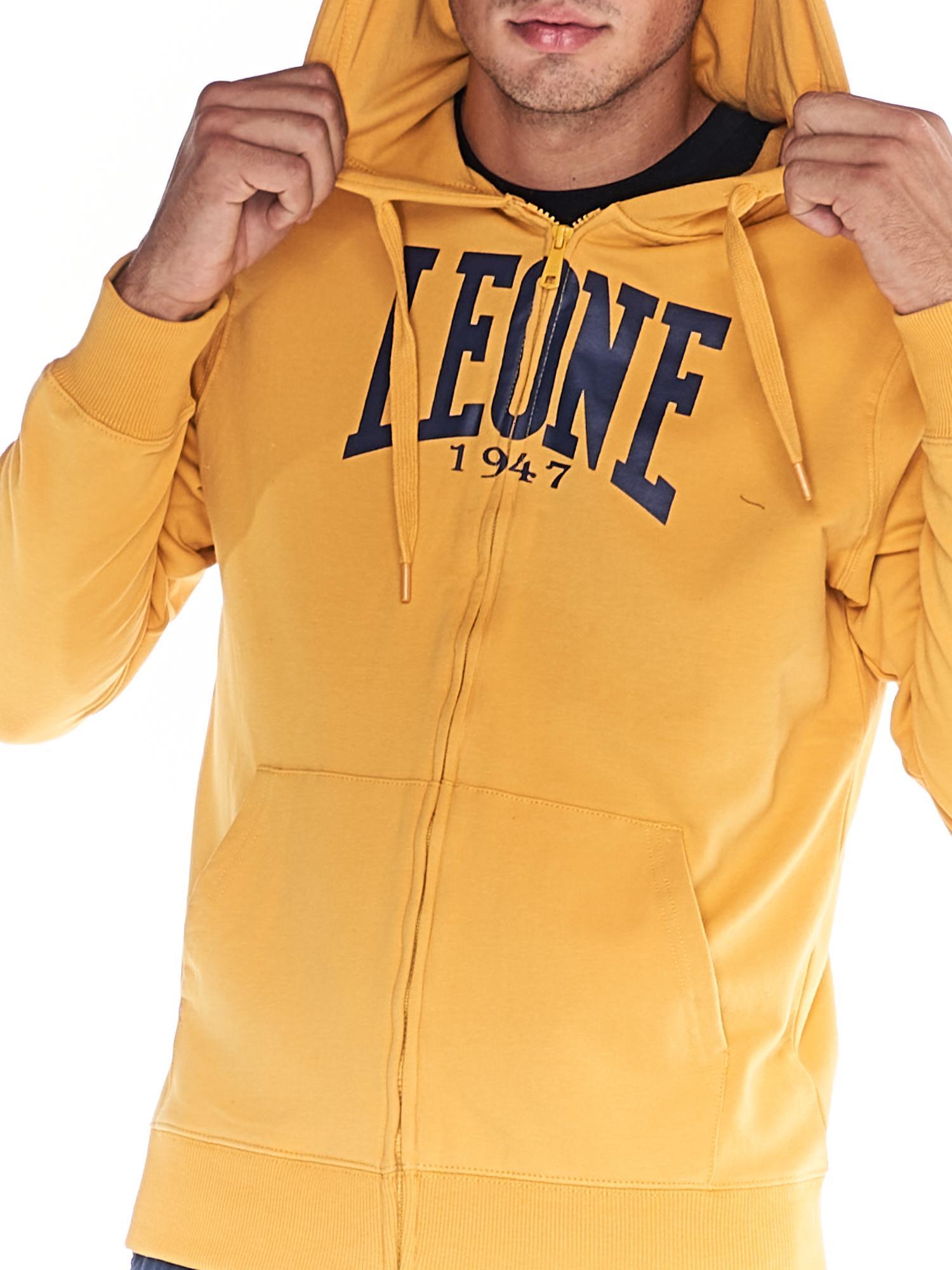 Sweat à capuche zippé hiver homme Leone Basic 5/8