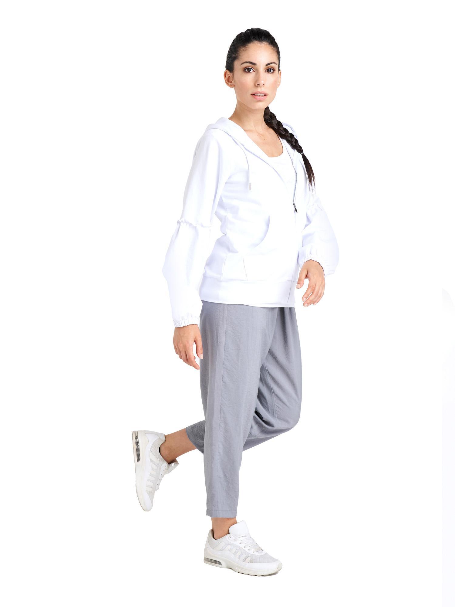 Sweat à capuche zippé femme scintillant 4/8