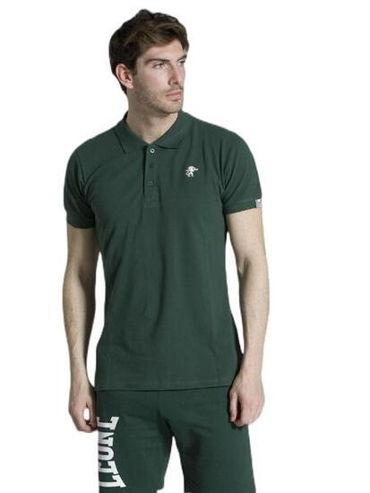 Polo homme en piqué à manches courtes Leone Basic