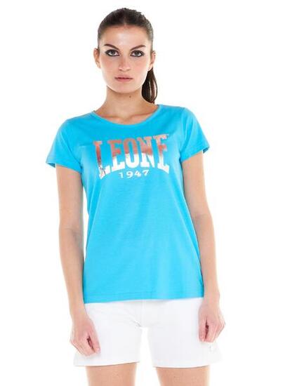 Basic-T-Shirt für Damen mit großem Logo