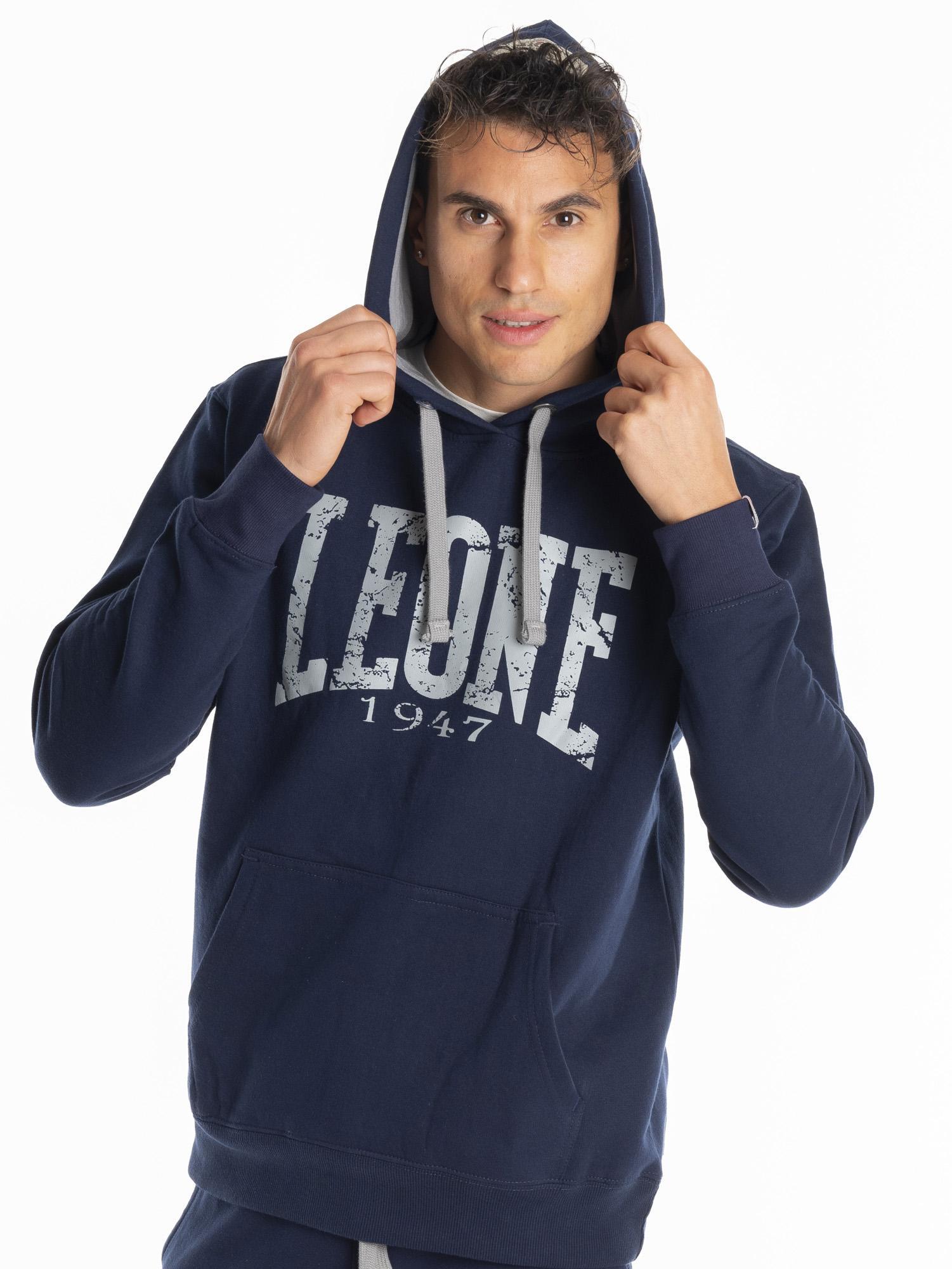 Chándal de invierno cepillado con capucha para hombre Leone Basic Vintage 4/8