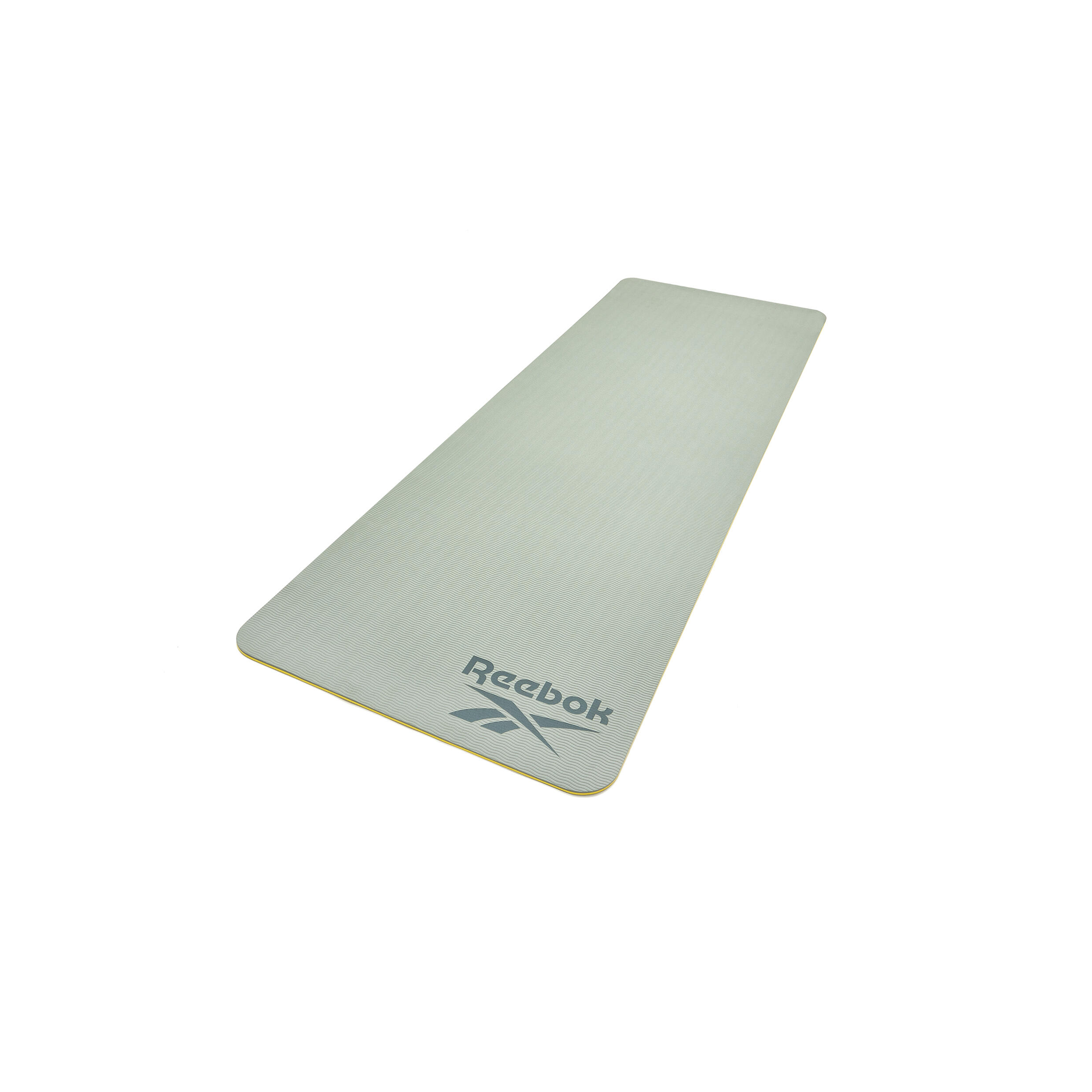 Reebok Yogamatte, 6mm, doppelseitig, Grün 3/7