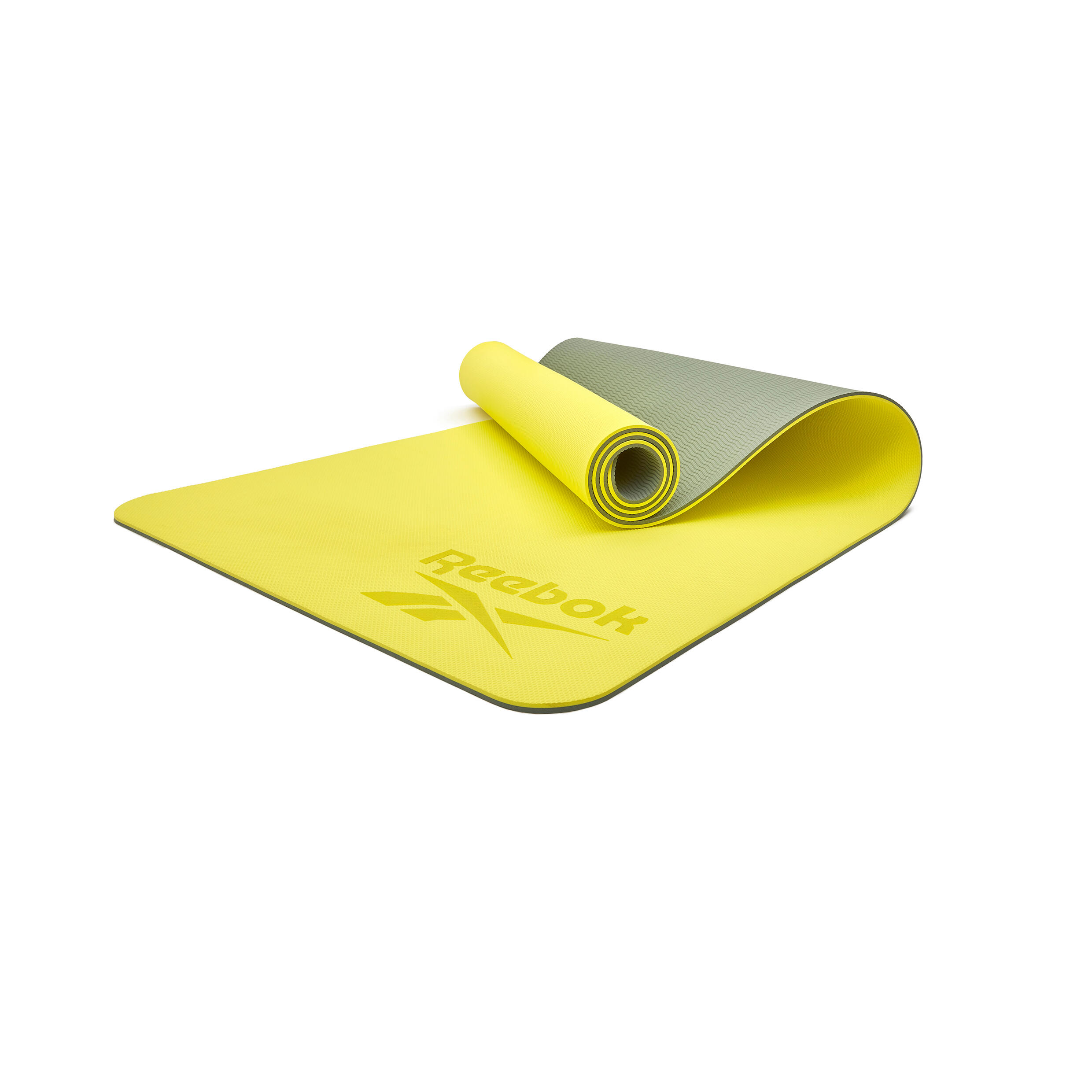 Reebok Yogamatte, 6mm, doppelseitig, Grün 2/7