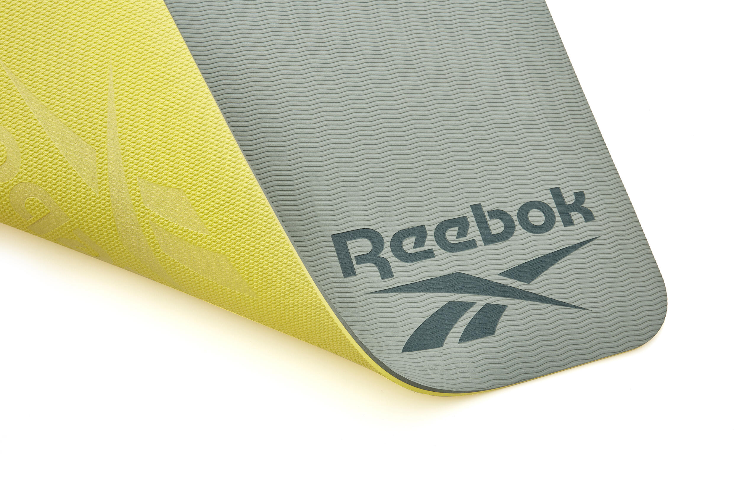 Reebok Yogamatte, 6mm, doppelseitig, Grün 5/7