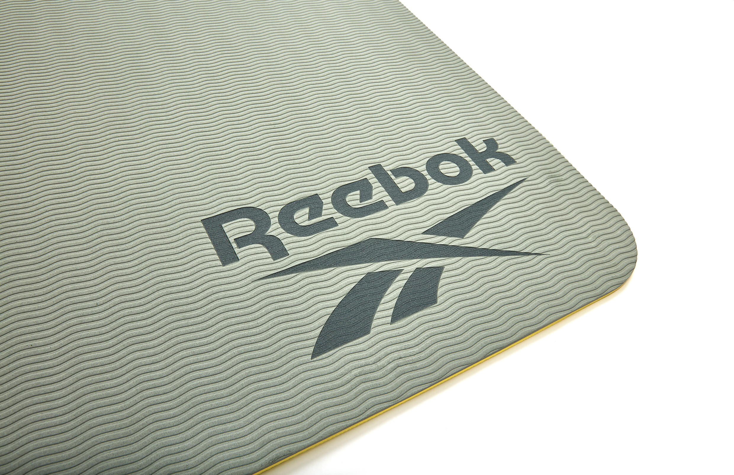 Reebok Yogamatte, 6mm, doppelseitig, Grün 6/7