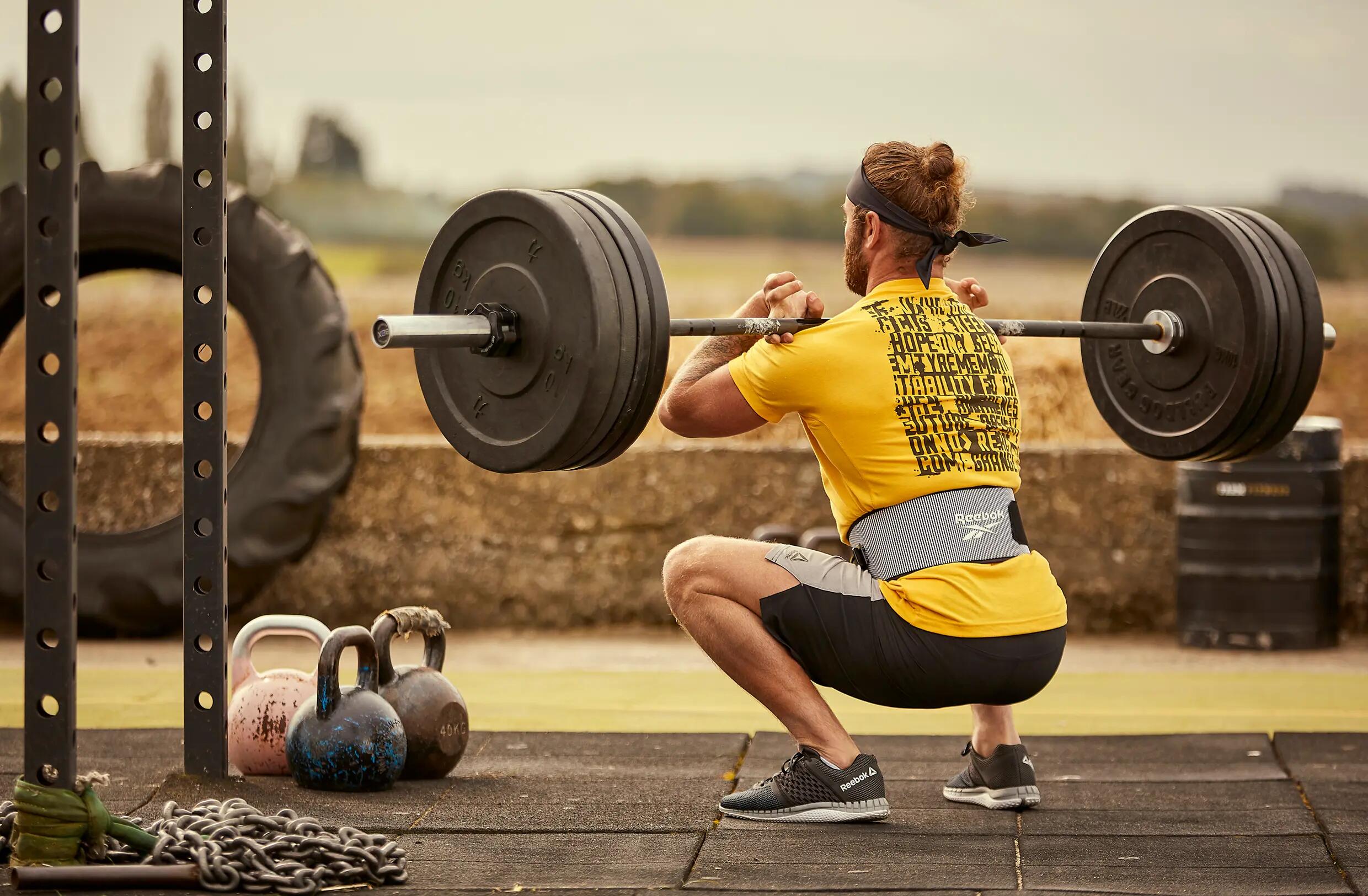 Ceinture de powerlifting Reebok Flexweave White S 7/7