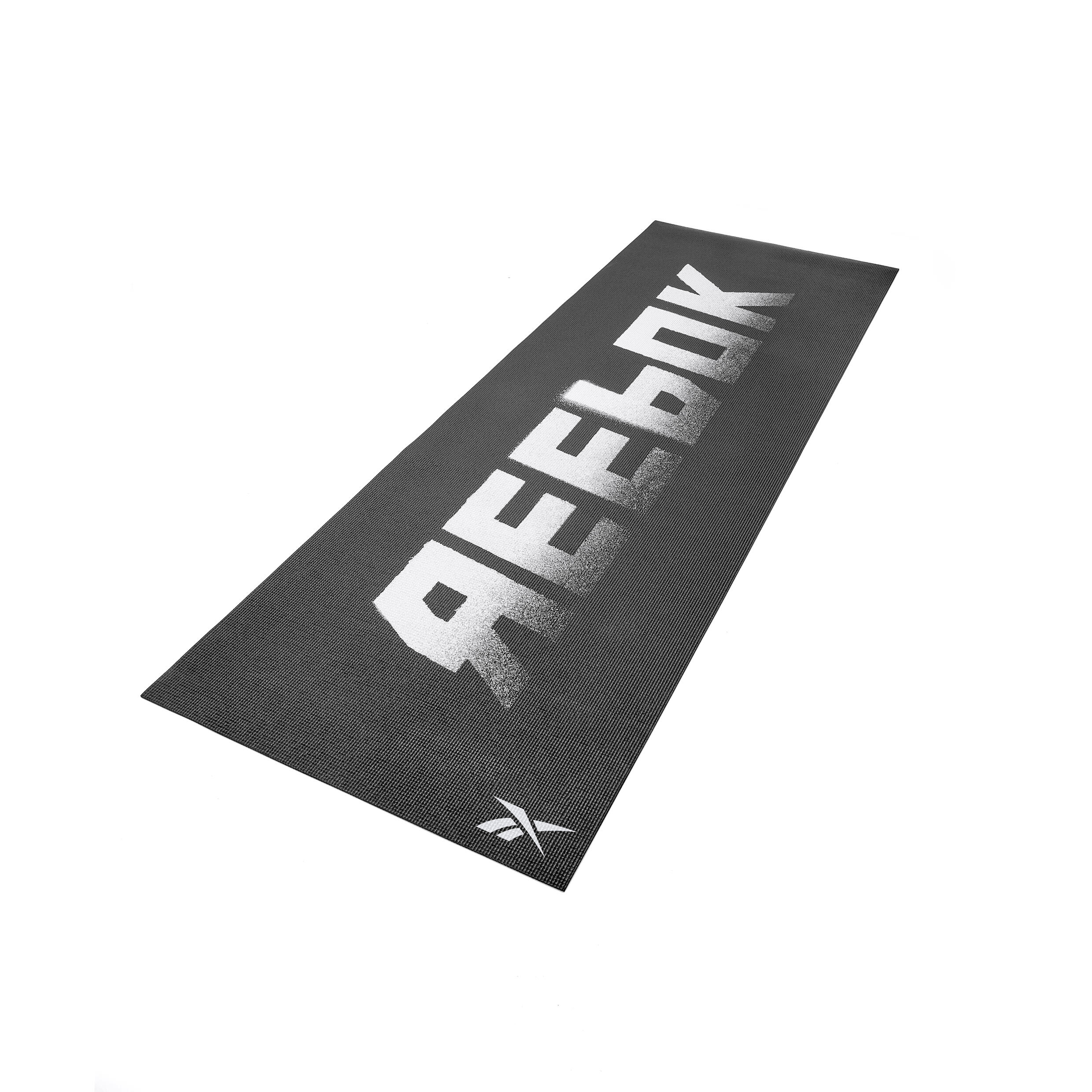 Tapis de yoga Reebok, 4 mm, double face, noir 2/6