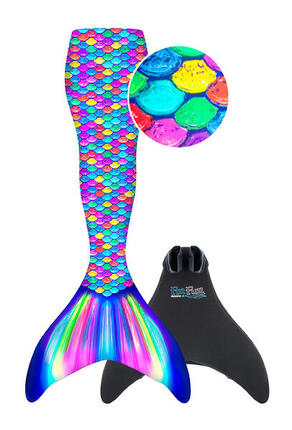 Queue de sirene « Mermaidens » Rainbow pour enfants