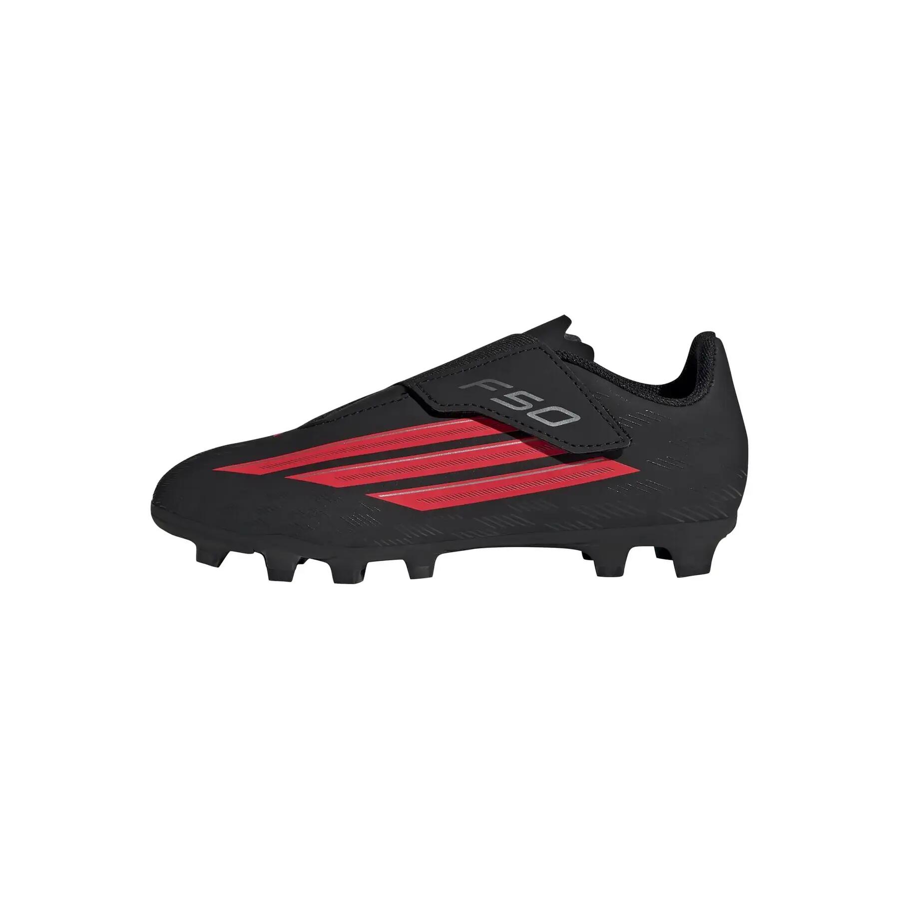 Sapatos de futebol para crianças adidas F50 Club Vel FG/MG 6/7