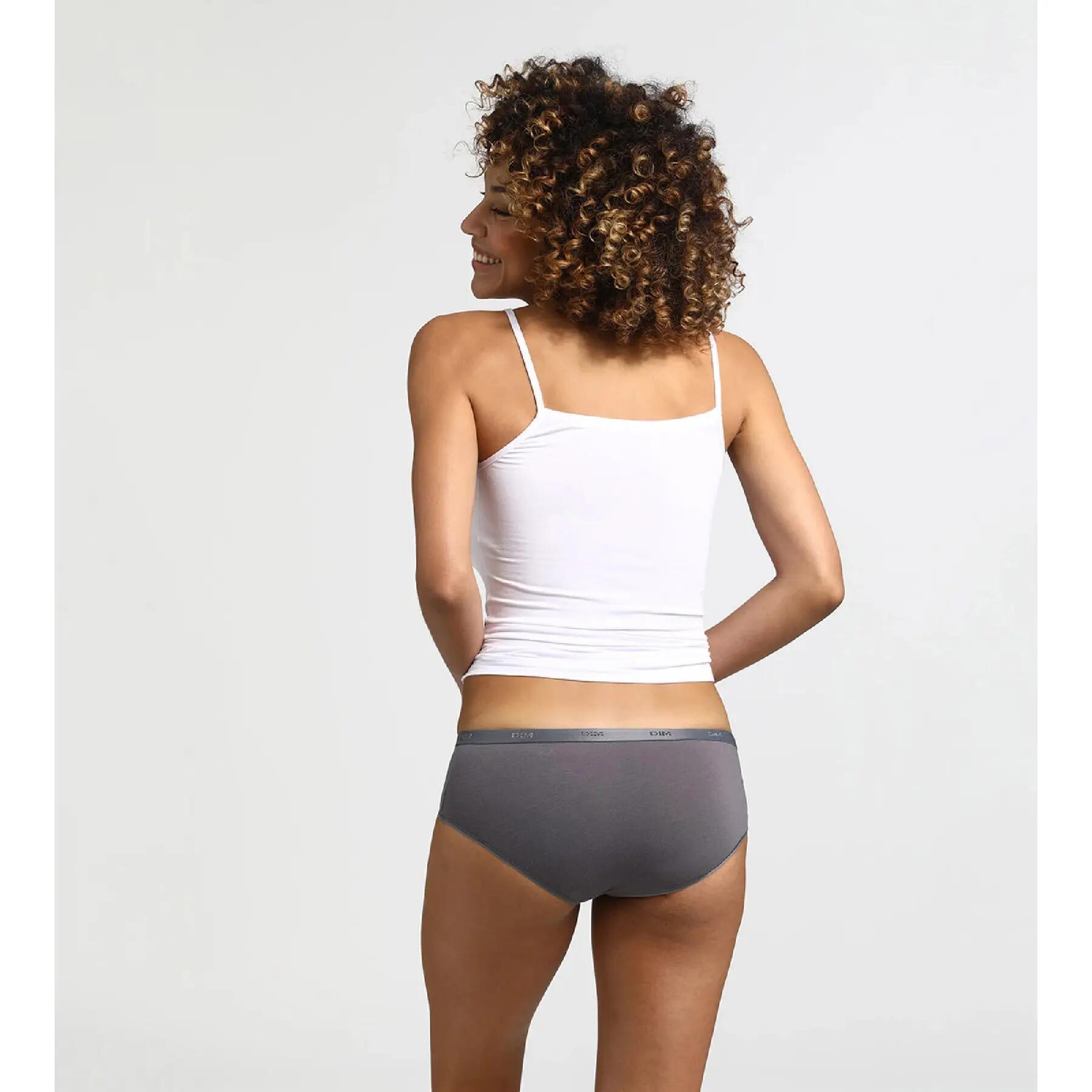 Conjunto de 3 Boxers feminino DIM Coton Stretch Pockets Eco 5/5