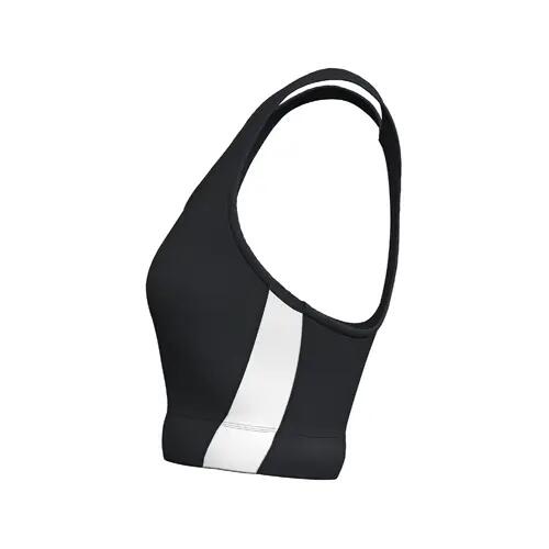 Erima T&F Wings sport-bh zwart/wit - racerback, naadloos 2/3