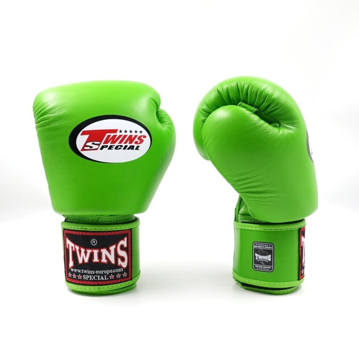 Guantes de entrenamiento de boxeo Twins Special BGVL 3 Lime 2/4