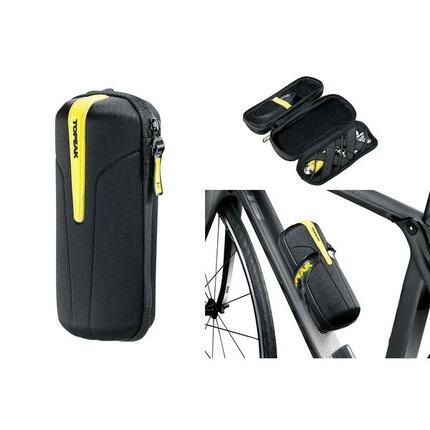 Sacoche à outils dans un porte-bidon Topeak