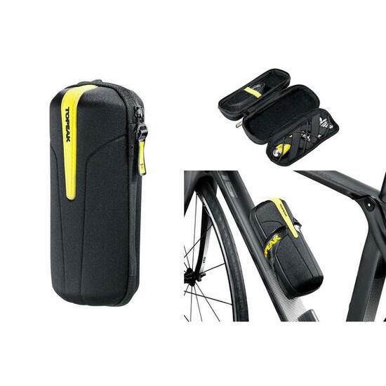 Sacoche à outils dans un porte-bidon Topeak
