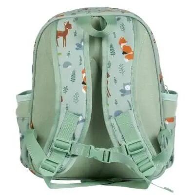 Mochila amigos da floresta com bolso térmico A Little Lovely Company 3/4