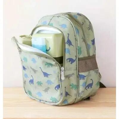 Mochila de dinossauros com bolso térmico A Little Lovely Company 4/5