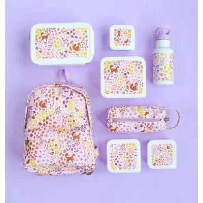 Pequena mochila flores do jardim A Little Lovely Company 4/4