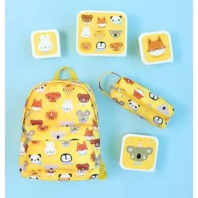 Pequeno mochila amigos dos animais A Little Lovely Company 4/4
