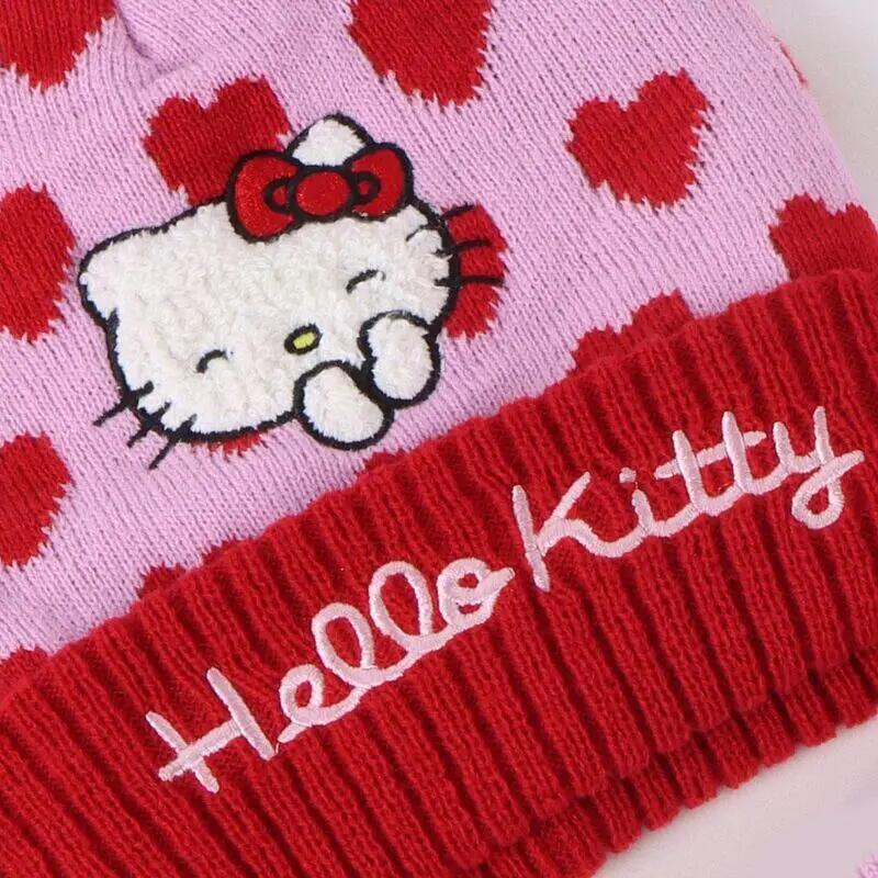 Mütze mit Handschuhen und Schal Kinder Cerda Hello Kitty 5/5