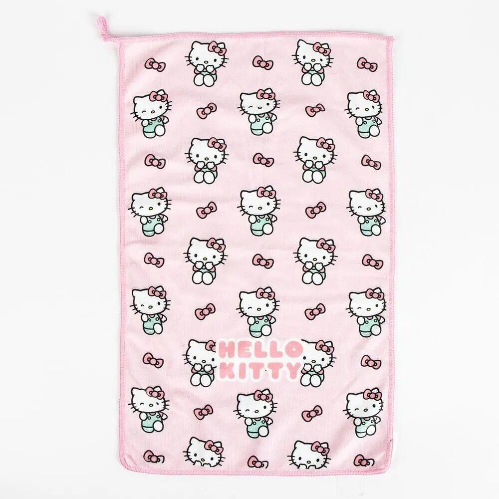 toilettentasche mit handtuch und haarbürste Cerda Hello Kitty 4/5