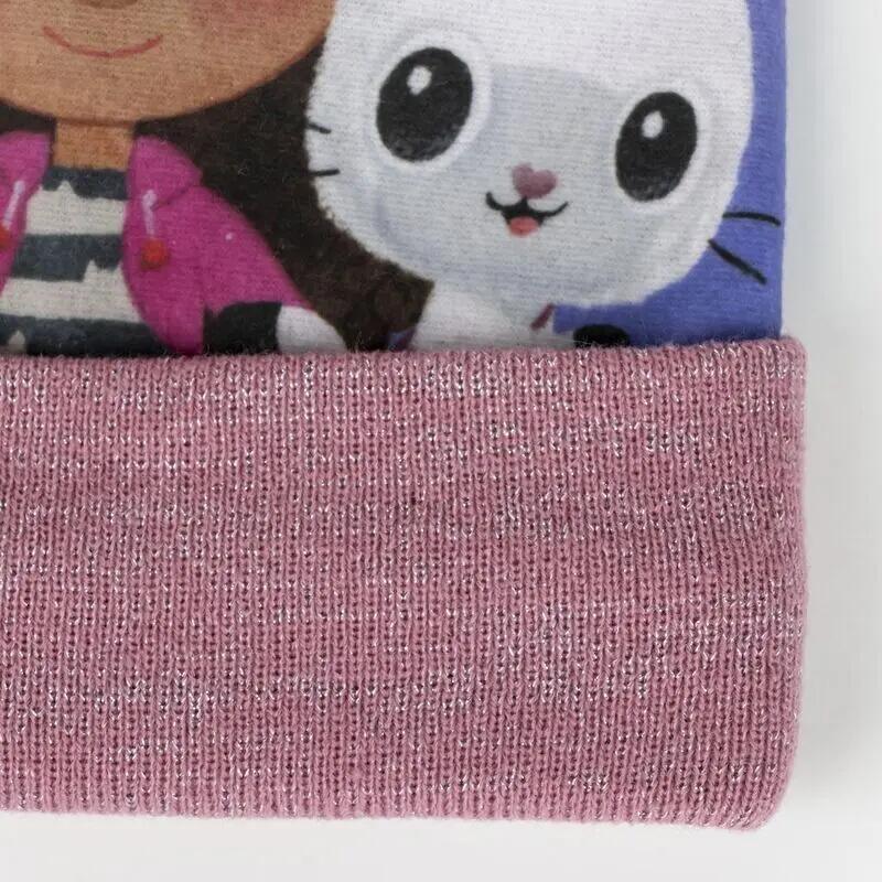 Set - Niña - Gorro y guantes con pompón - Gabby - Lila 4/5