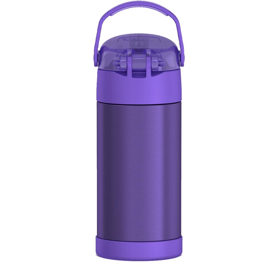 Thermos® F4100 F4101 F4102 Straw Bottle with Carry Handle (Purple)