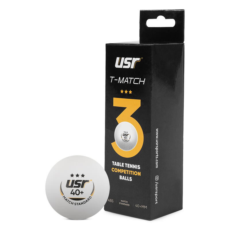 USR Stroke-Match Masa Tenisi 2 Raket + 3 Top + Kılıf Set