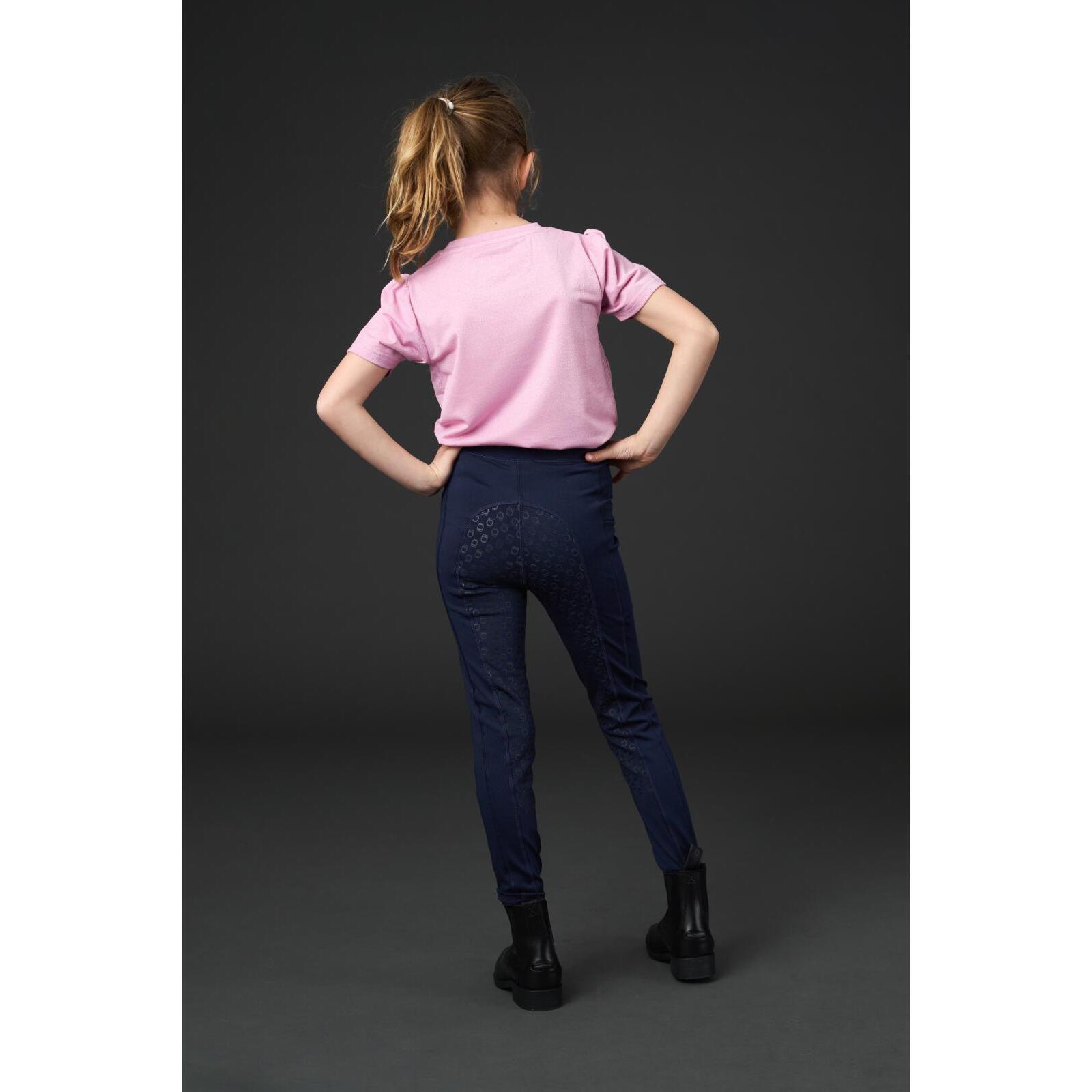 Malla de equitación de agarre total para niña Equipage Molly 3/3