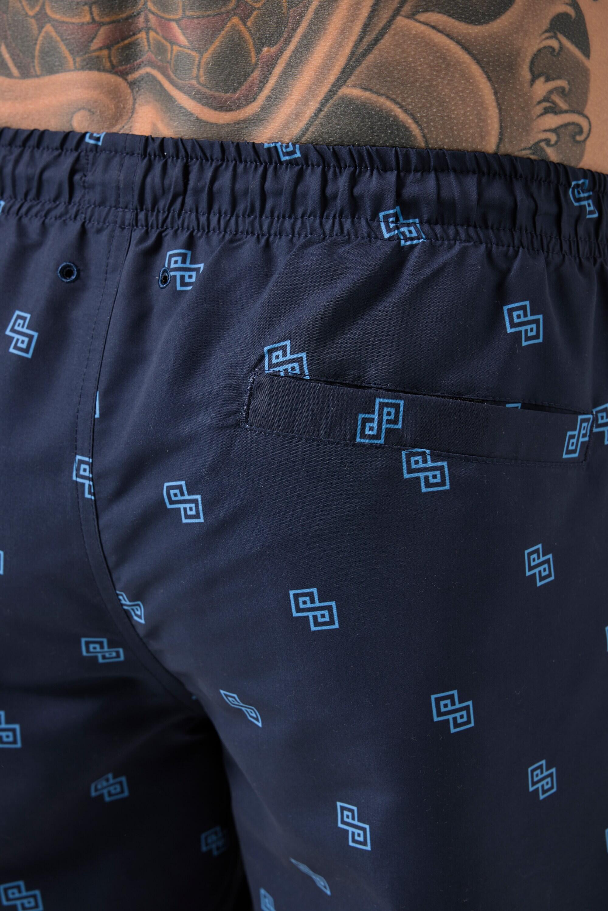 Heren zwemshort beachwear all-over print tot 8XL 3/6