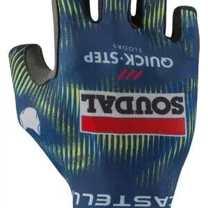 Castelli Competizione Soudal Quickstep Short Gloves Blue