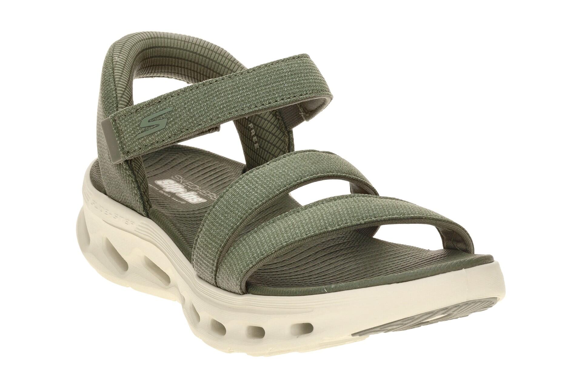 Skechers Sandalen Go Walk Gliede Step grün Slip-Ins 141269 3/7