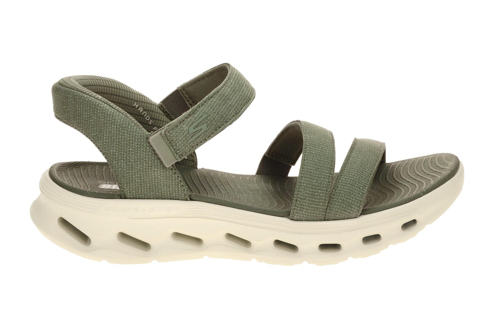 Skechers Sandalen Go Walk Gliede Step grün Slip-Ins 141269 2/7